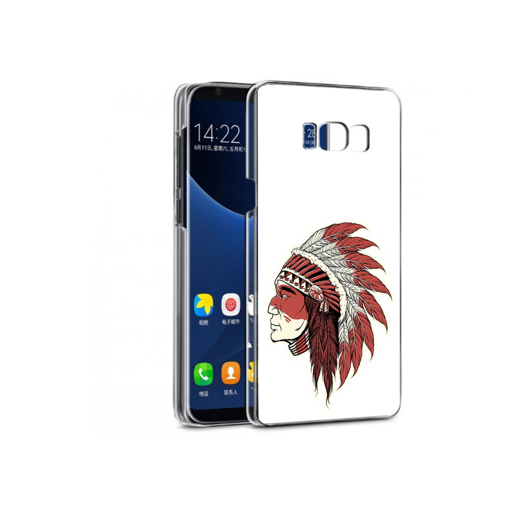 Чехол MyPads Tocco для Samsung Galaxy S7 красный индеец (PT40116.513.411)