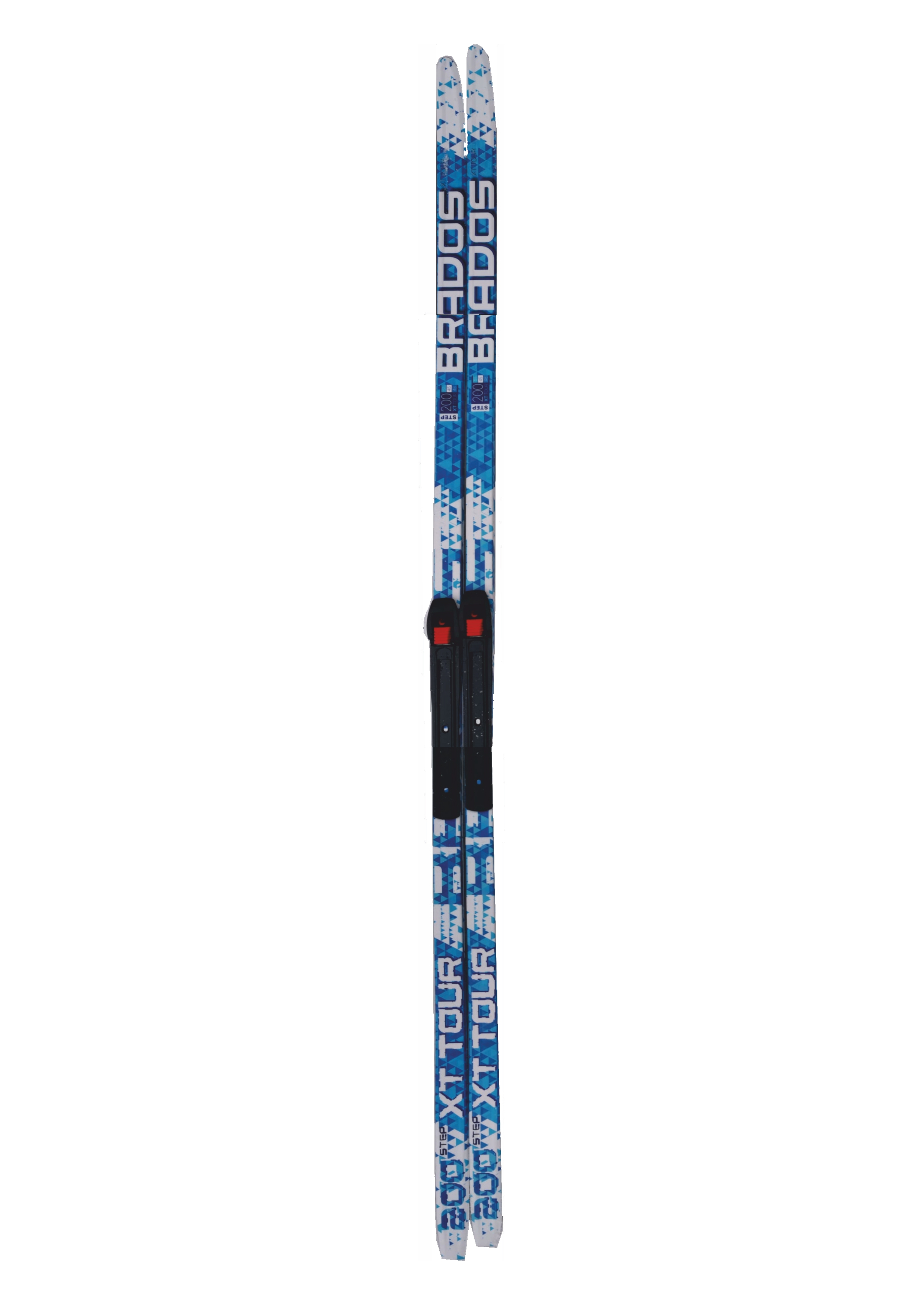 фото Комплект беговых лыж 200 см stc лыжи палки крепления nnn стэп насечкой