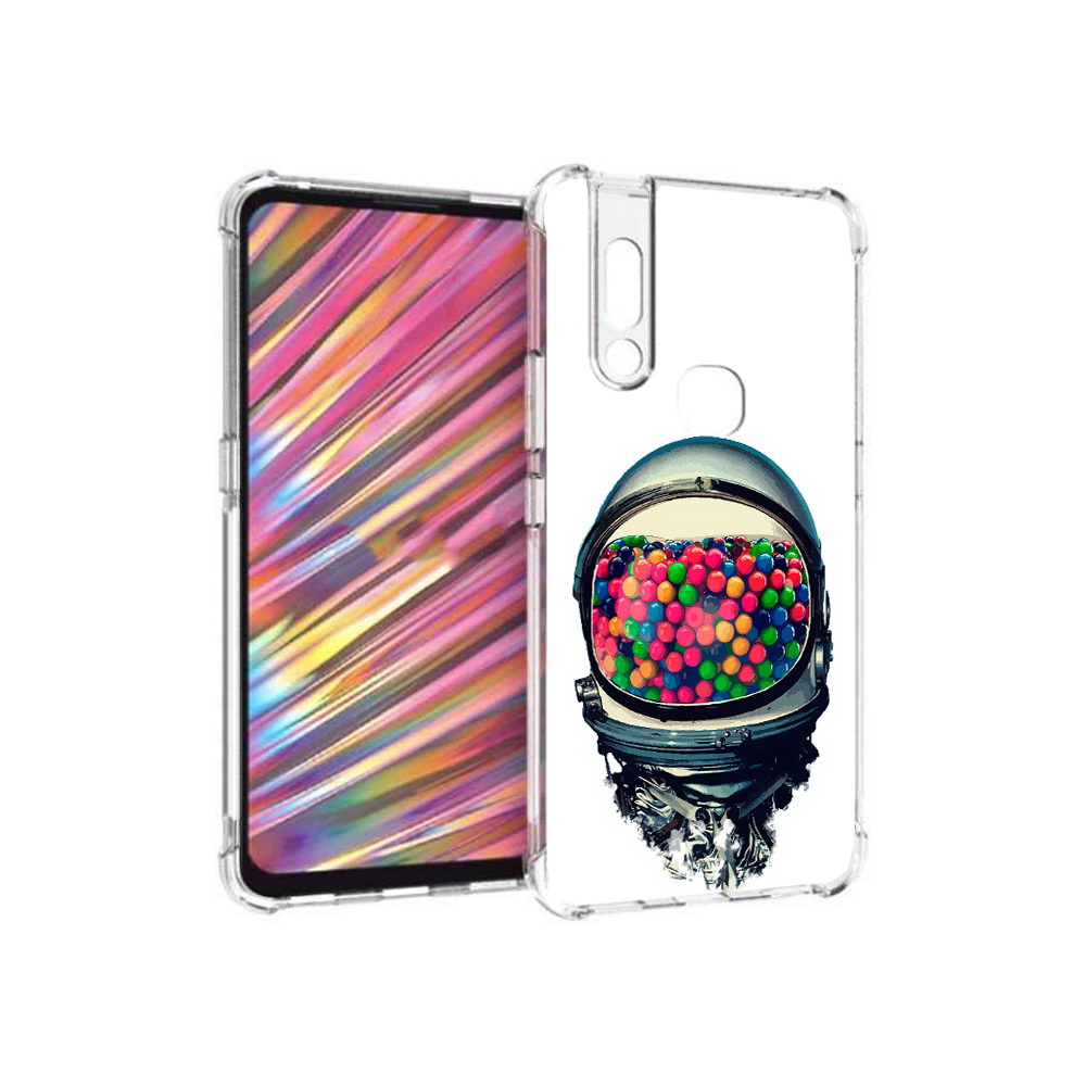 

Чехол MyPads Tocco для Vivo V15 шлем космонавта (PT127905.397.700), Прозрачный, Tocco