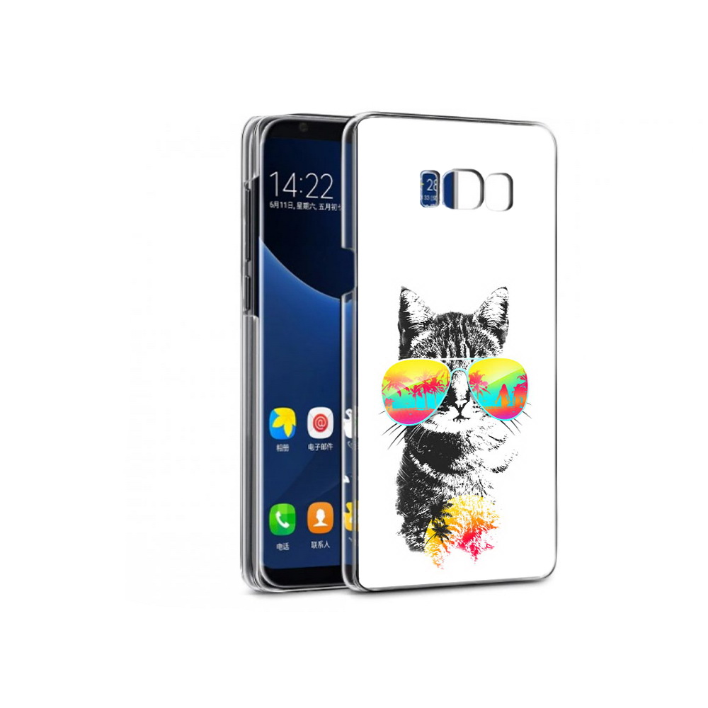 

Чехол MyPads Tocco для Samsung Galaxy S7 крутой кот (PT40116.513.425), Прозрачный, Tocco