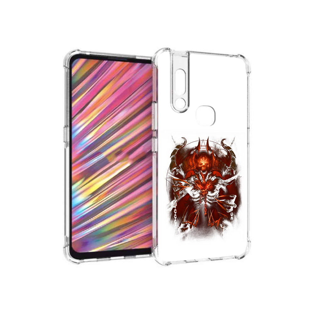 

Чехол MyPads Tocco для Vivo V15 яркий демон (PT127905.397.708), Прозрачный, Tocco