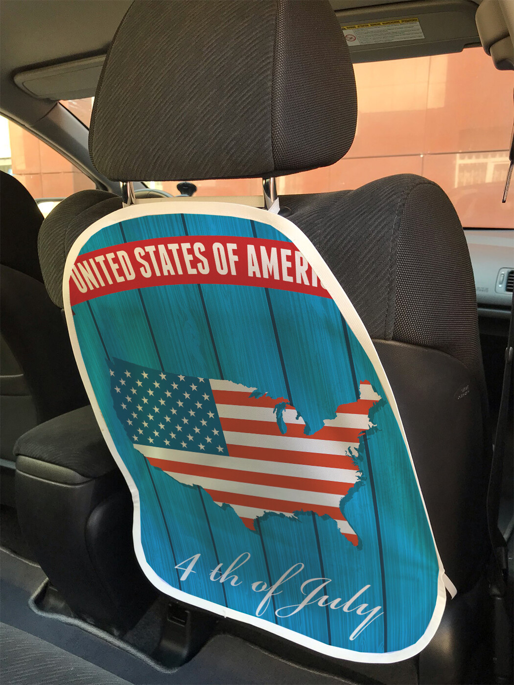 

Накидка на спинку сиденья JoyArty Карта США на досках, 45х62, Карта США на досках