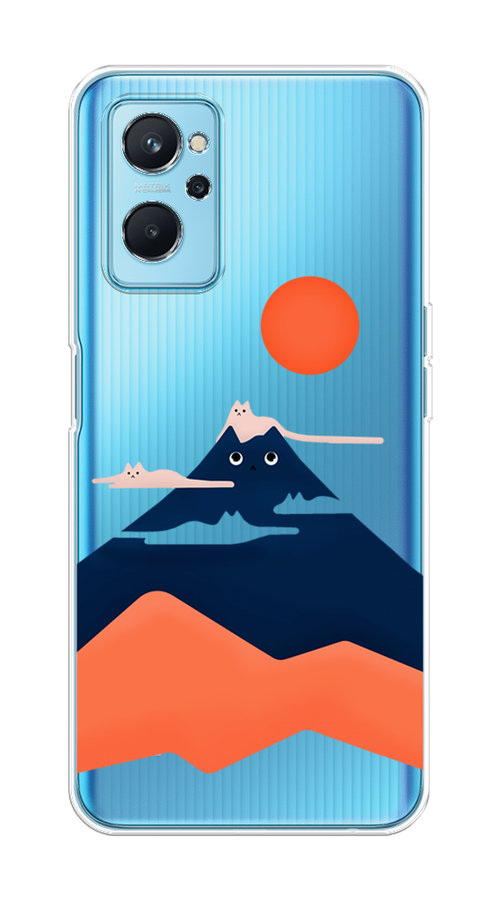 

Чехол на Realme 9i "Кот-гора", Черный;оранжевый, 258050-4
