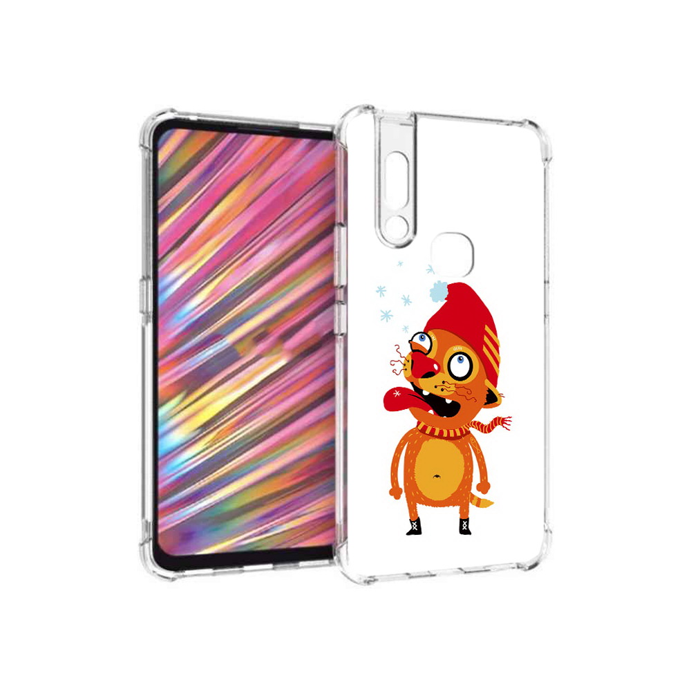 

Чехол MyPads Tocco для Vivo V15 Зимний кот (PT127905.397.88), Прозрачный, Tocco