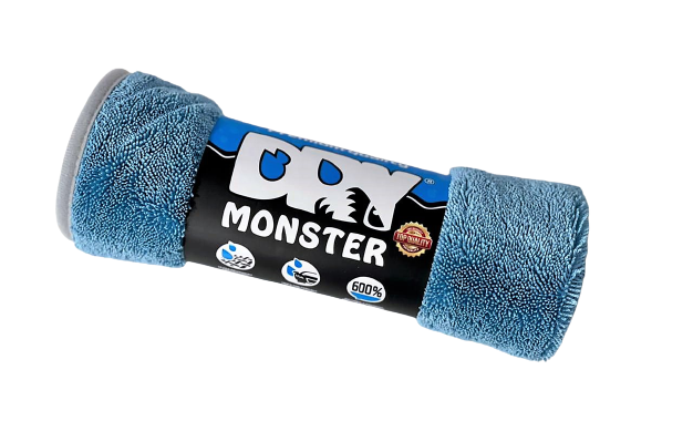 Dry Monster Микрофибра для сушки поверхностей ГОЛУБАЯ 75см*55см TDT7555BL