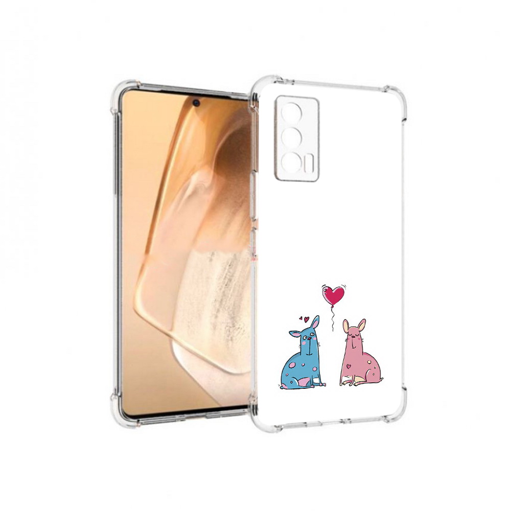 

Чехол MyPads Tocco для Vivo iQOO Neo 5 Лама любовь (PT226960.398.102), Прозрачный, Tocco