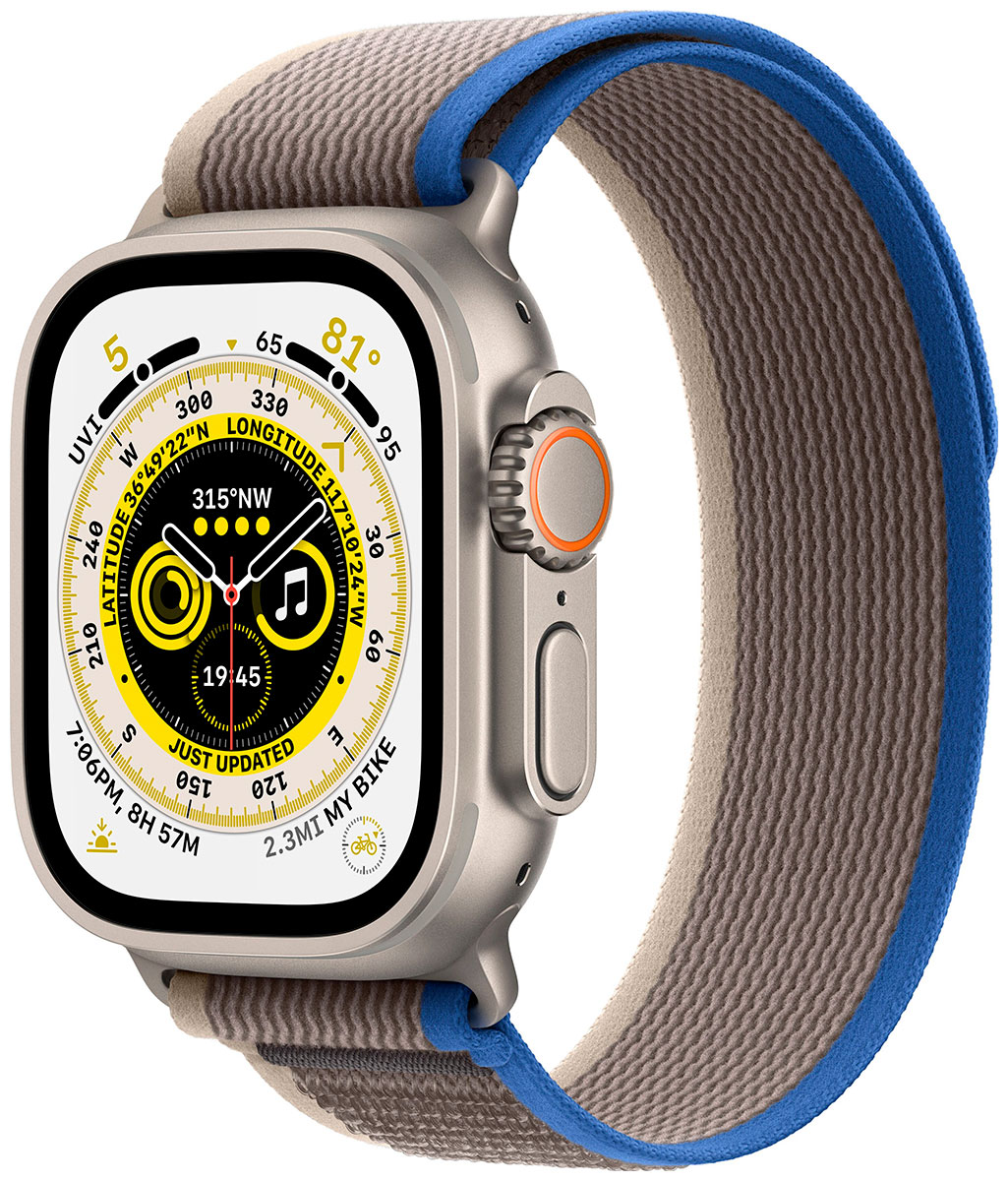 

Смарт-часы Watch Ultra GPS 49 мм S/M серебристый/синий (MNHT3ZA/A), Watch Ultra GPS 49 мм S/M Blue (MNHT3ZA/A)