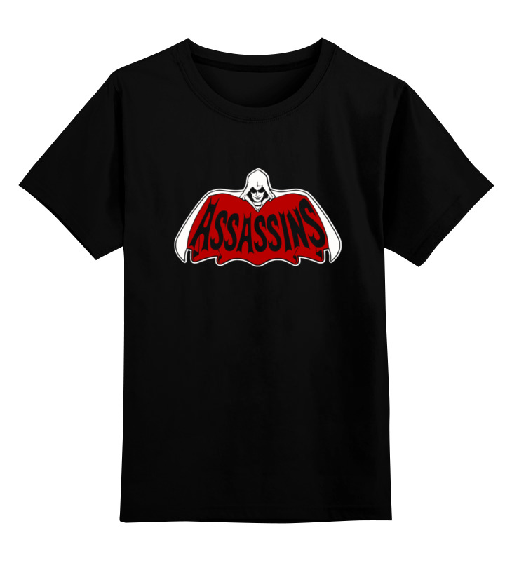 

Футболка детская Printio Assassins x batman цв. черный р. 128, Assassins x batman