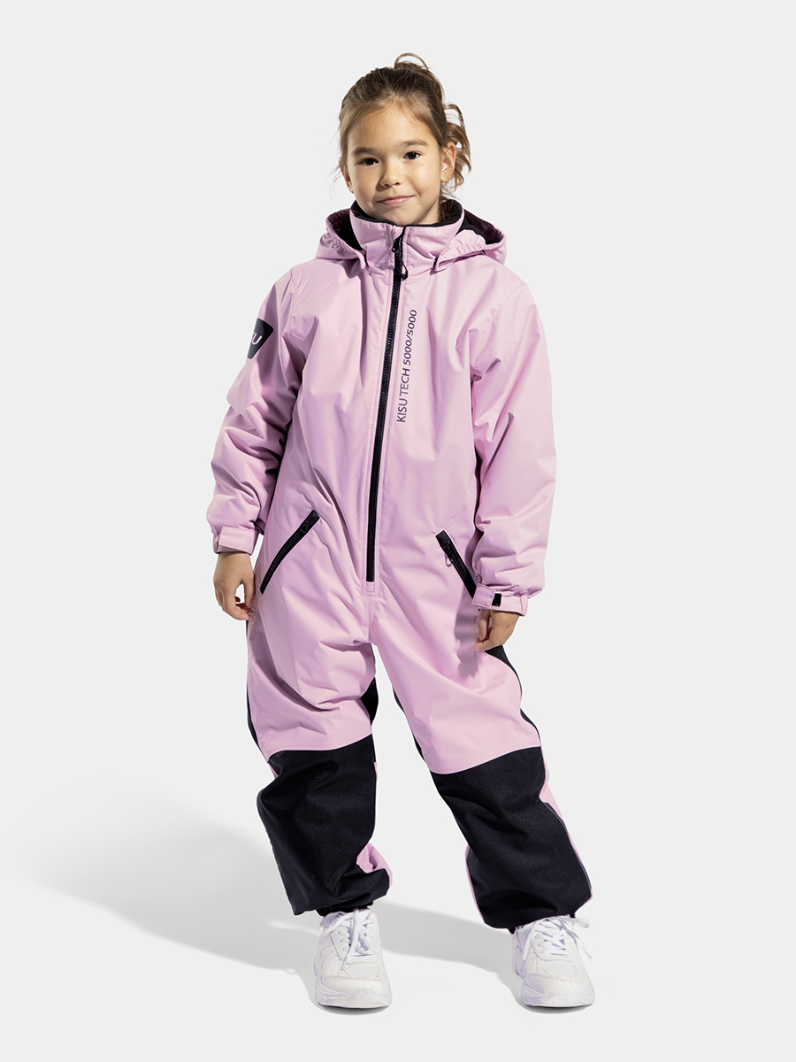 

Комбинезон детский KISU S23-30605, 613, размер 116, Розовый, S23-30605
