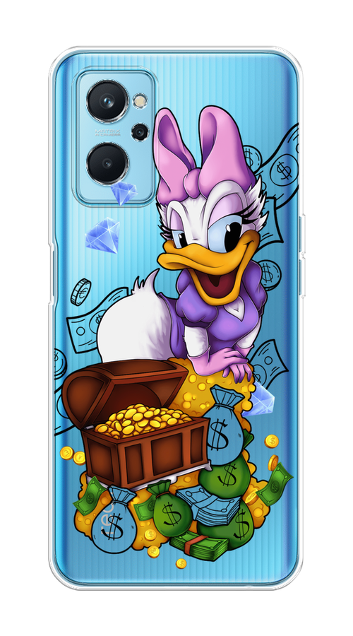 

Чехол на Realme 9i "Rich Daisy Duck", Коричневый;белый;фиолетовый, 258050-6