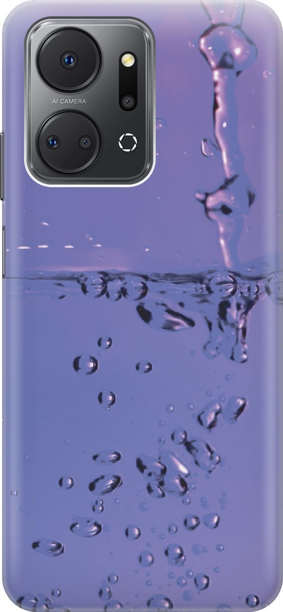 Силиконовый чехол на Honor X7a с принтом 