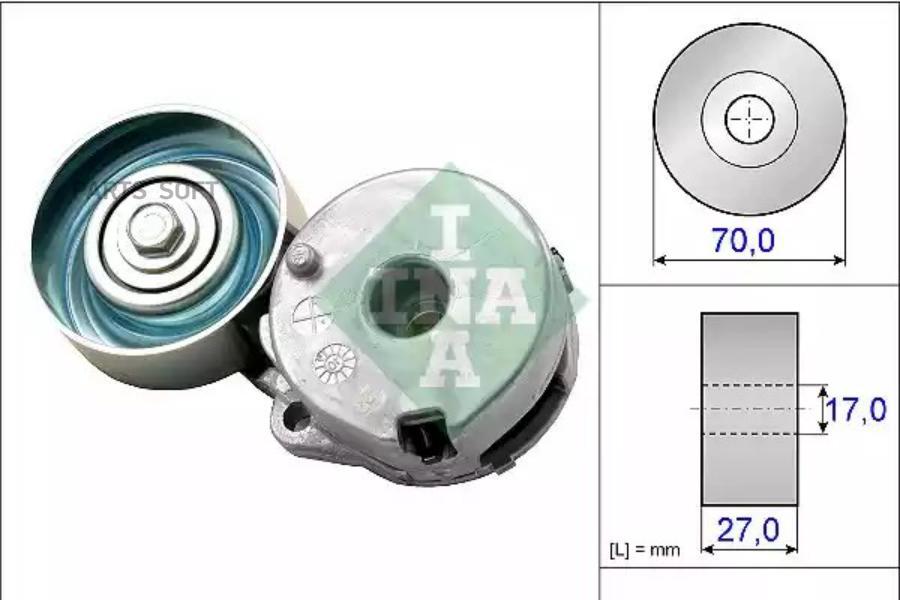 

Натяжитель ремня приводного nissan/renault 1.8/2.0 06-