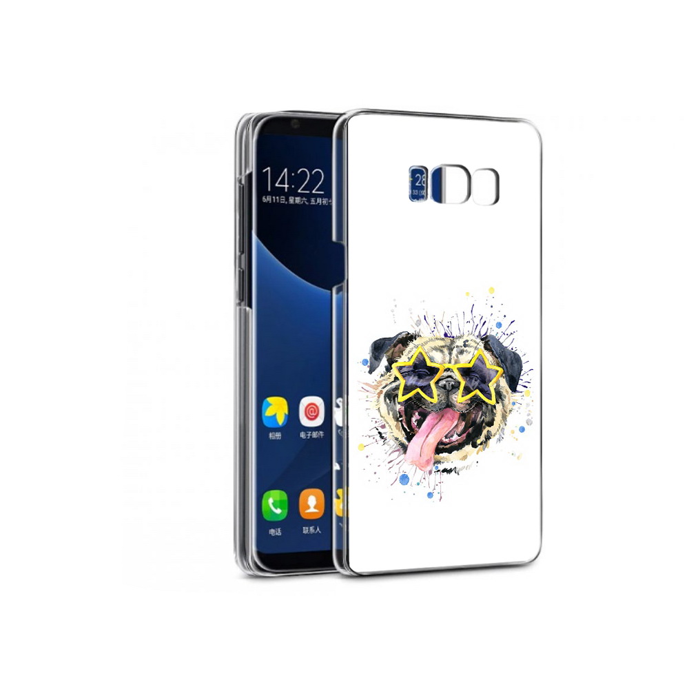 

Чехол MyPads Tocco для Samsung Galaxy S7 мопс боксер (PT40116.513.482), Прозрачный, Tocco