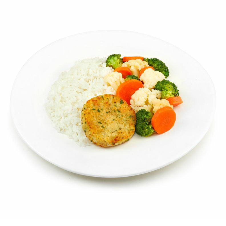 

Котлета из трески с рисом и овощами Шеф Перекрёсток 250 г