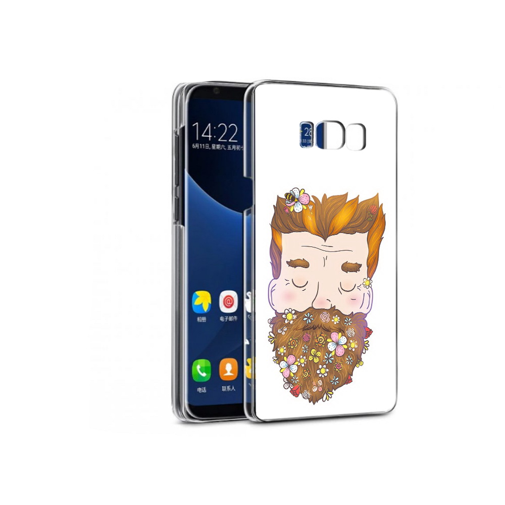 

Чехол MyPads Tocco для Samsung Galaxy S7 мужчина с цветами в бороде (PT40116.513.489), Прозрачный, Tocco
