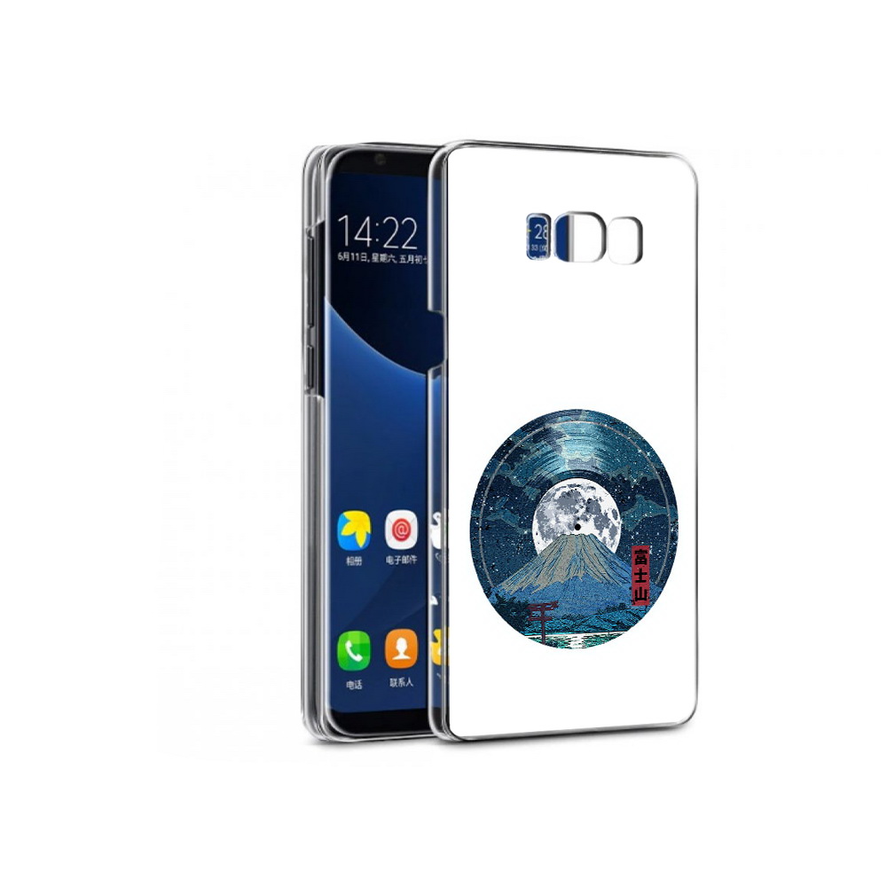 Чехол MyPads Tocco для Samsung Galaxy S7 нарисованная виниловая гора с луной
