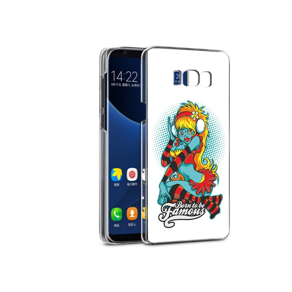 

Чехол MyPads Tocco для Samsung Galaxy S7 нарисованная девушка в наушниках, Прозрачный, Tocco