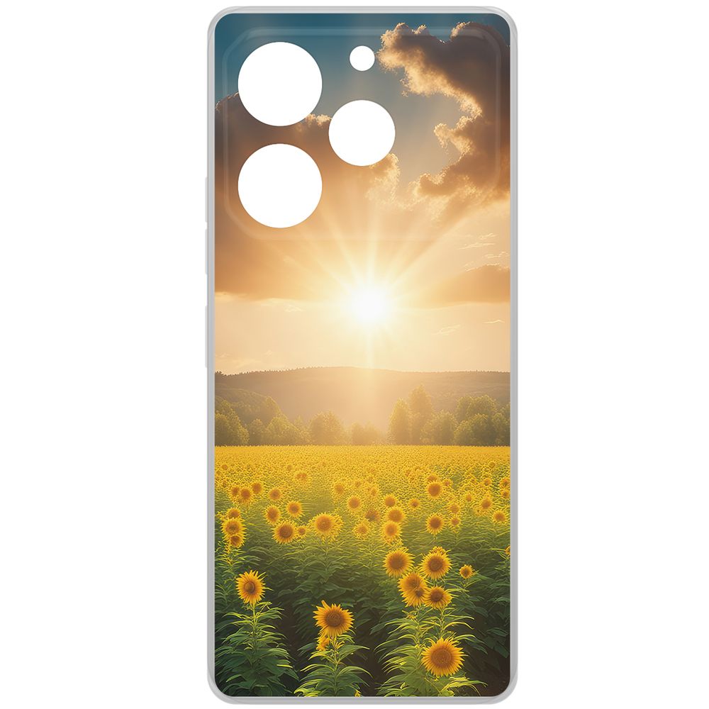 

Чехол-накладка Krutoff Clear Case Солнечно для TECNO Pova 6 Pro, Прозрачный