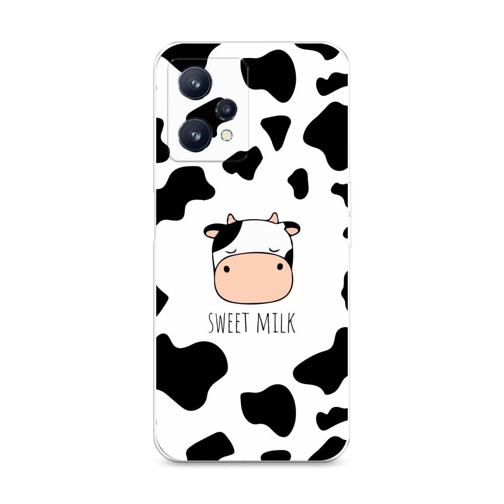

Чехол на Realme 9 "Sweet milk", Розовый;белый;черный, 258750-1