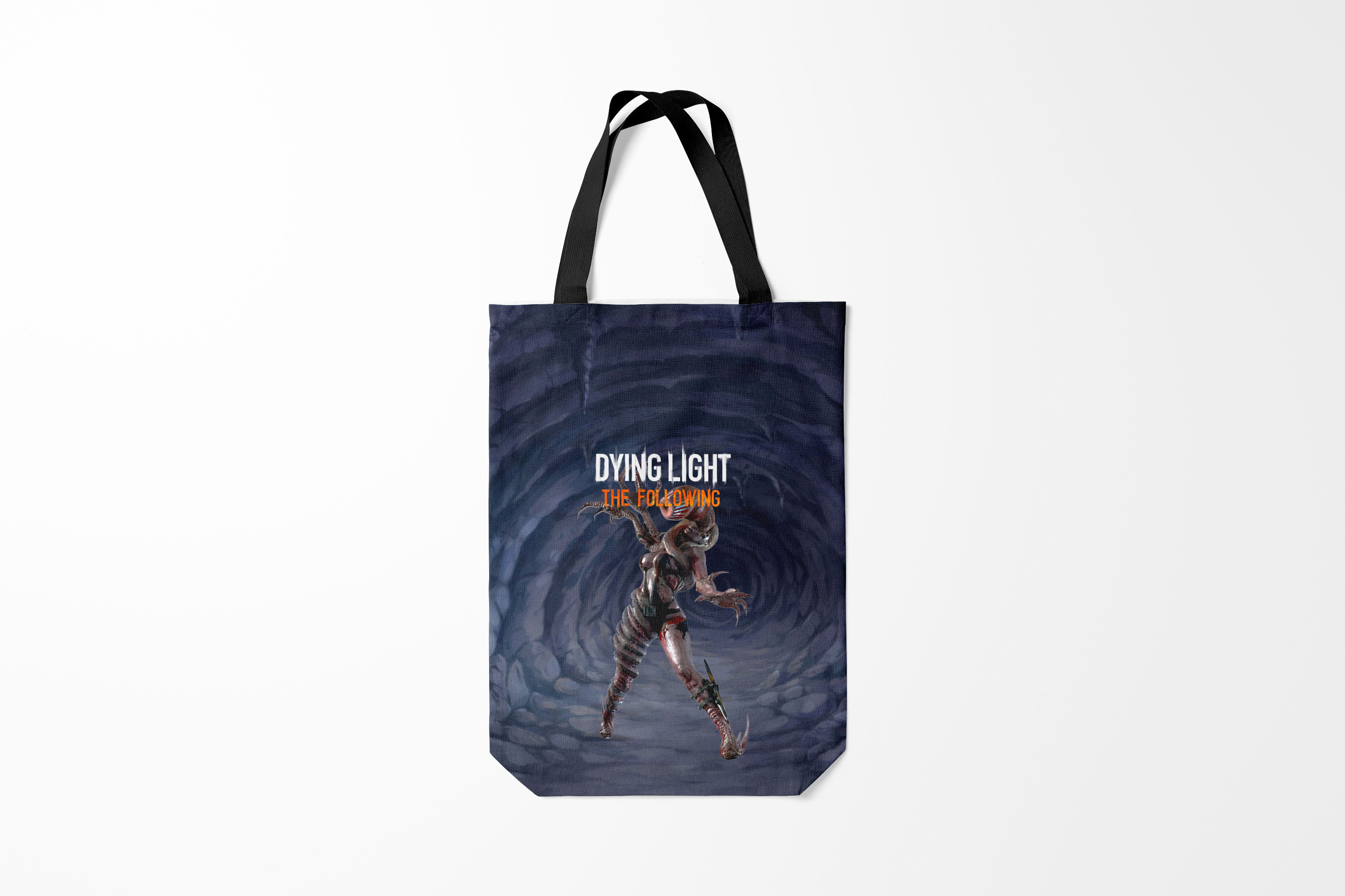 

Сумка шoппер унисекс Burnettie Dying Light мутант,, Dying Light мутант