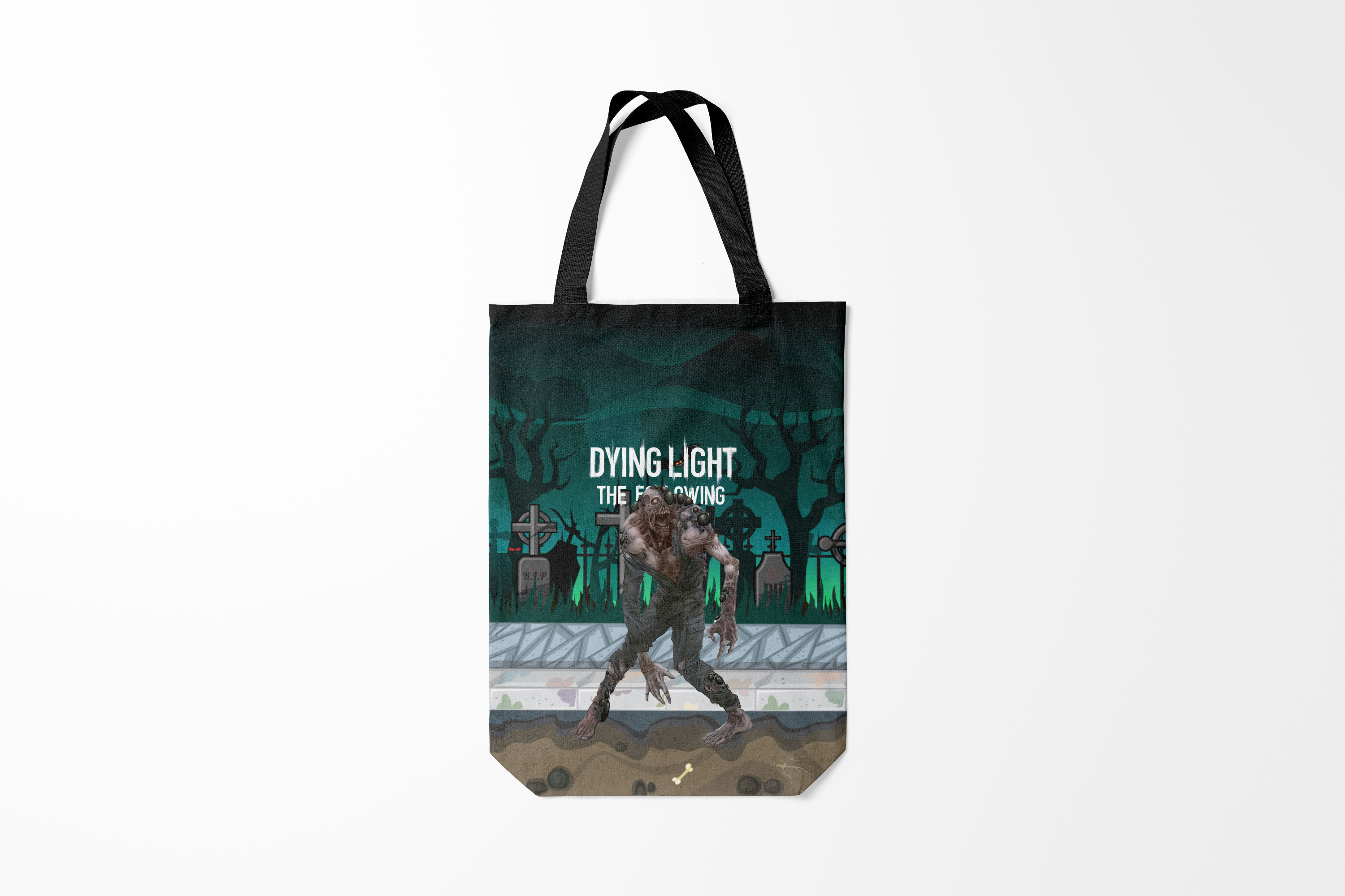 

Сумка шoппер унисекс Burnettie Dying Light Зараженный,, Dying Light Зараженный