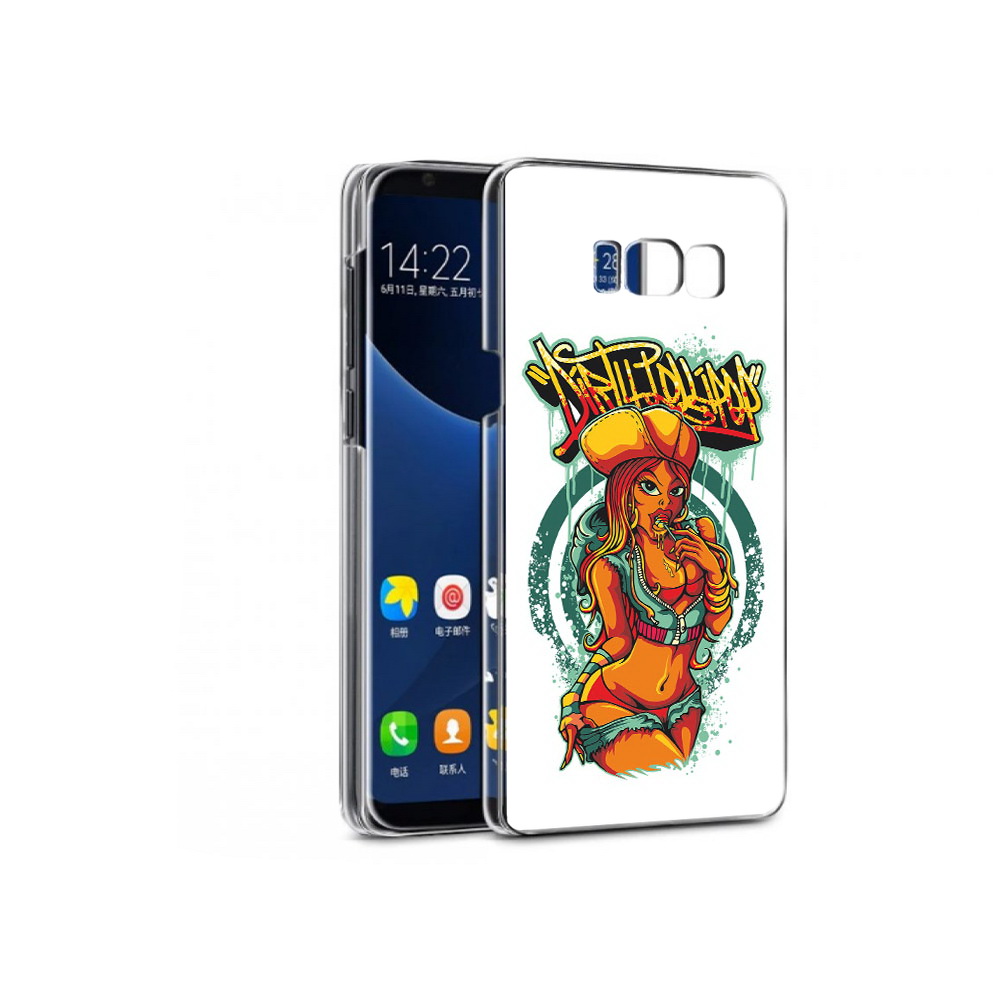 

Чехол MyPads Tocco для Samsung Galaxy S7 нарисованная девушка комикс (PT40116.513.500), Прозрачный, Tocco