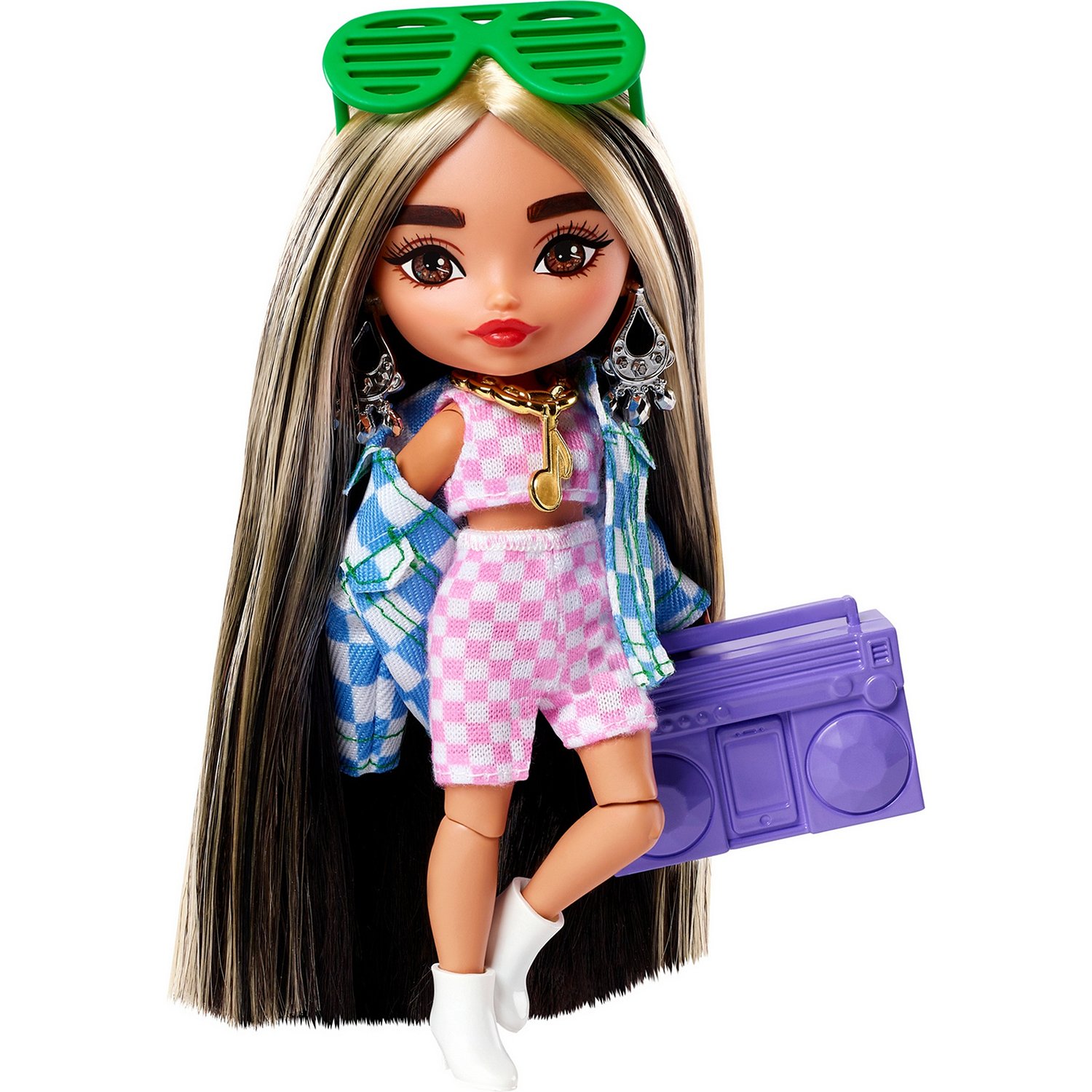 Мини-кукла Barbie Extra Minis с черными волосами HGP62/HGP64 barbie кукла экстра мини минис