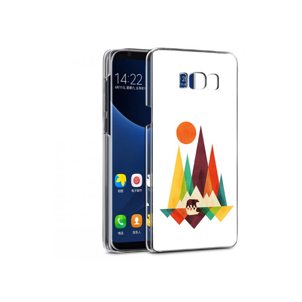 

Чехол MyPads Tocco для Samsung Galaxy S7 нарисованные горы с медведем (PT40116.513.506), Прозрачный, Tocco