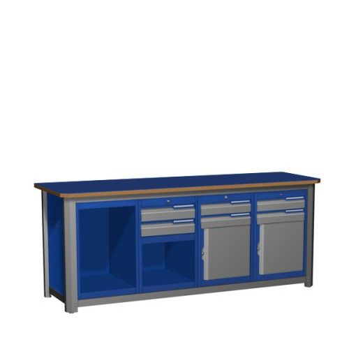 

Верстак четырехтумбовый MECHANIC М20.ПС2ППС122, MECHANIC М20.ПС2ППС122