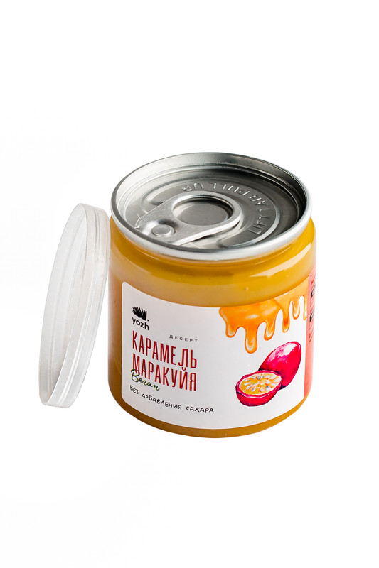 

Карамель мягкая фруктовая yozh маракуйя без сахара, веган, 140 гр