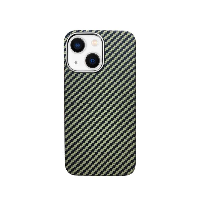 фото Чехол k-doo kevlar для iphone 13, арамид (кевлар) ударопрочный, ультратонкий, зеленый