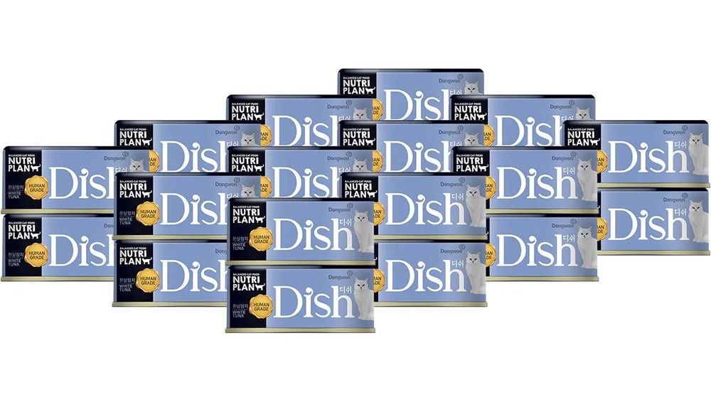 

Влажный корм для кошек NUTRI PLAN DISH с белым тунцом в бульоне, 24 шт по 85 г