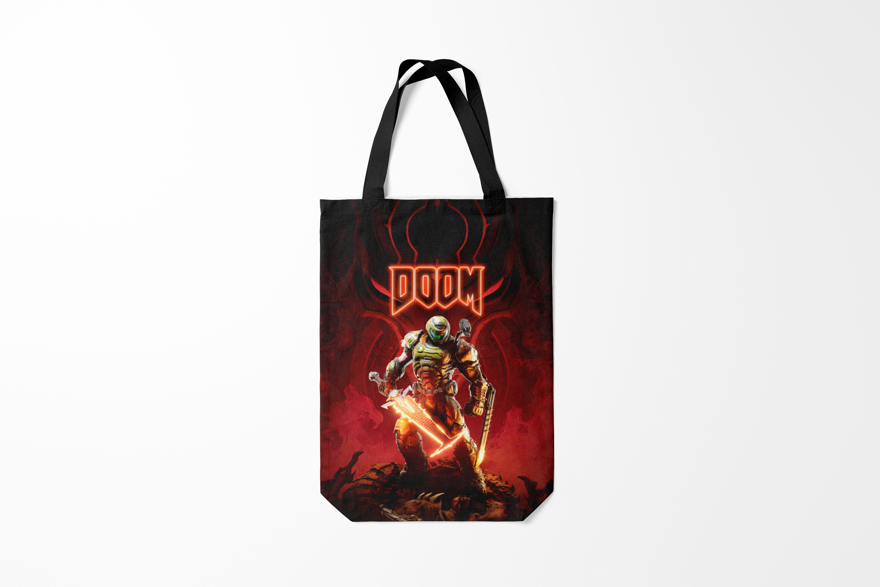 

Сумка шoппер унисекс Burnettie Doom Думгай,, Doom Думгай