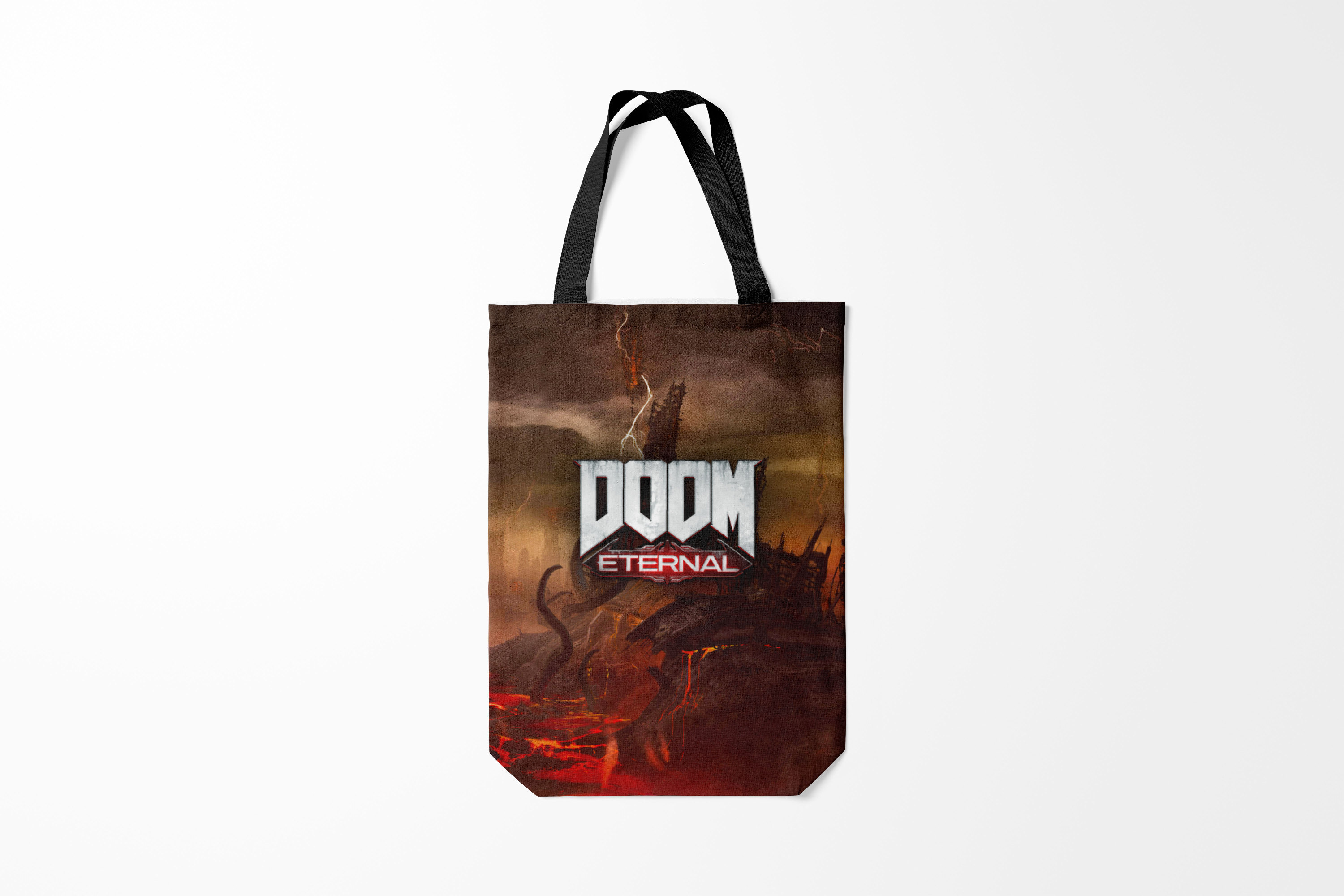 

Сумка шoппер унисекс Burnettie Doom Eternal,, Doom Eternal