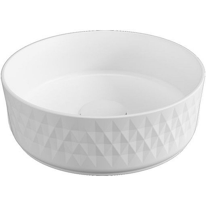 

Раковина накладная Allen Brau Fantasy Romb 36 4.11033.21 белый матовый, 4.11033