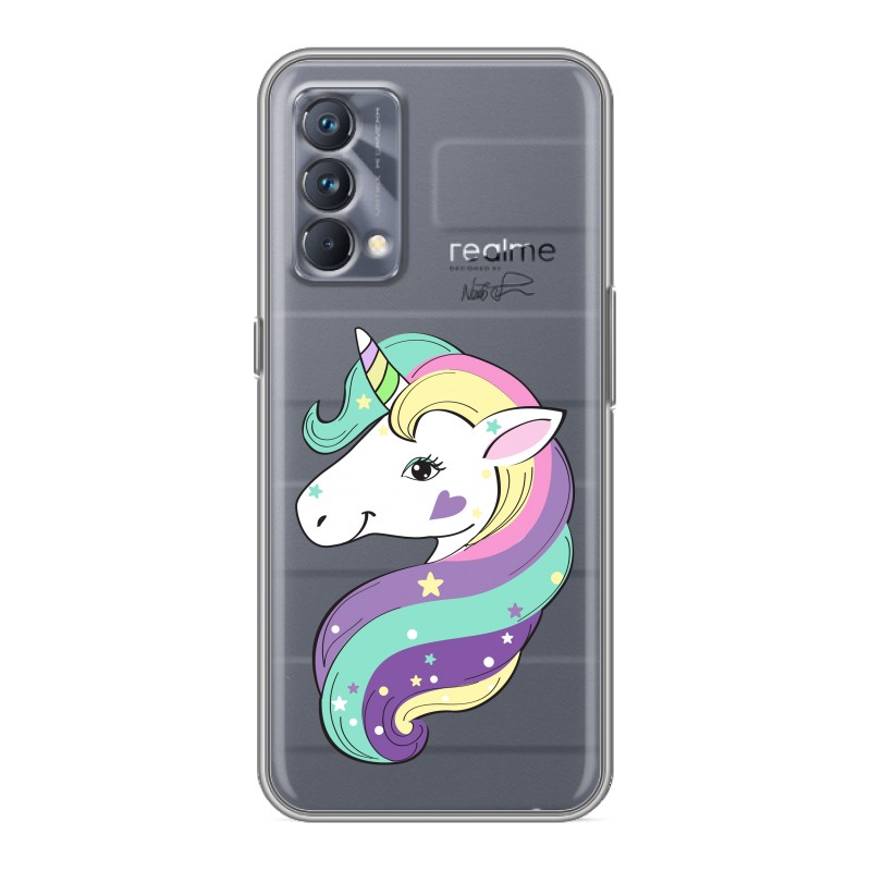 

Полупрозрачный силиконовый чехол для Realme GT Master Edition Единороги