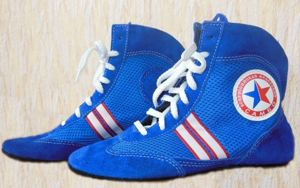 

Борцовки для самбо, Синий, wrestling shoes
