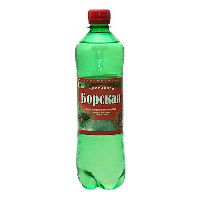 

Вода минеральная Борская среднегазированная лечебно-столовая 0,66 л