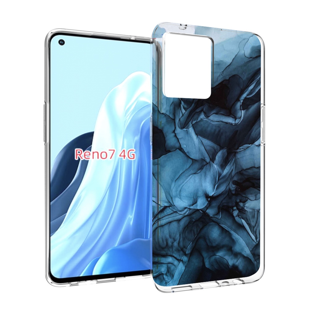 

Чехол MyPads голубой дымок для OPPO RENO 7 4G, Прозрачный, Tocco