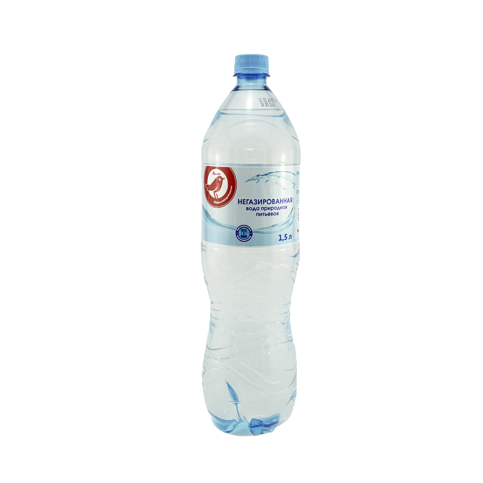 Вода питьевая АШАН Красная птица негазированная 1,5 л