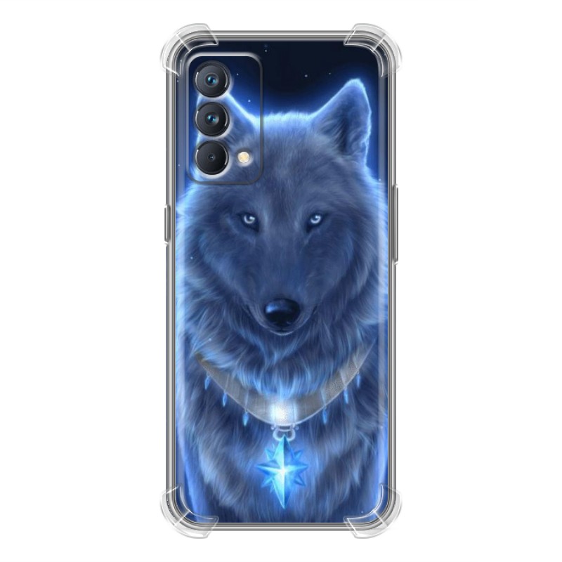 фото Дизайнерский силиконовый с усиленными углами чехол для realme gt master edition волки 100gadgets