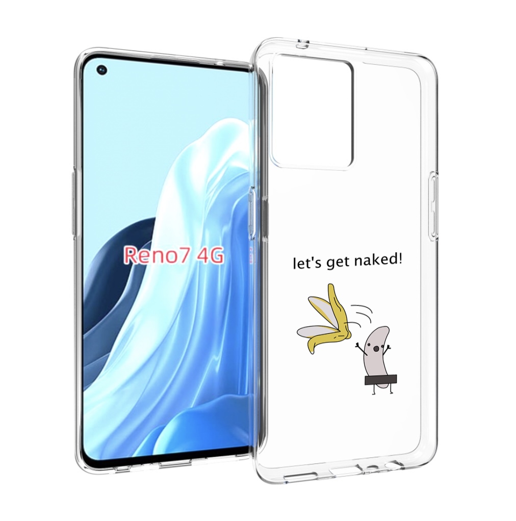 

Чехол MyPads голый-банан для OPPO RENO 7 4G, Прозрачный, Tocco