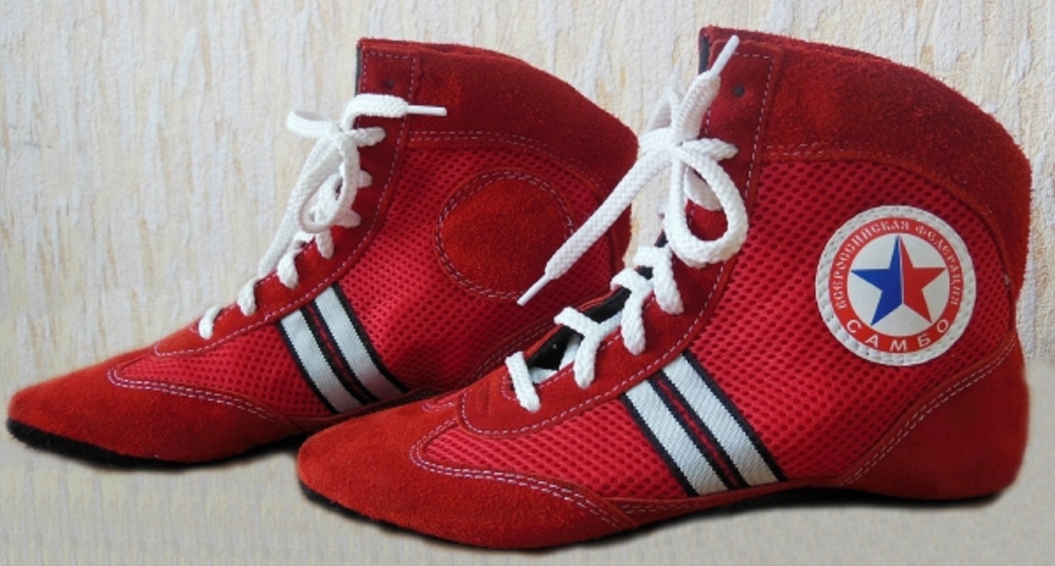 

Борцовки для самбо, Красный, wrestling shoes