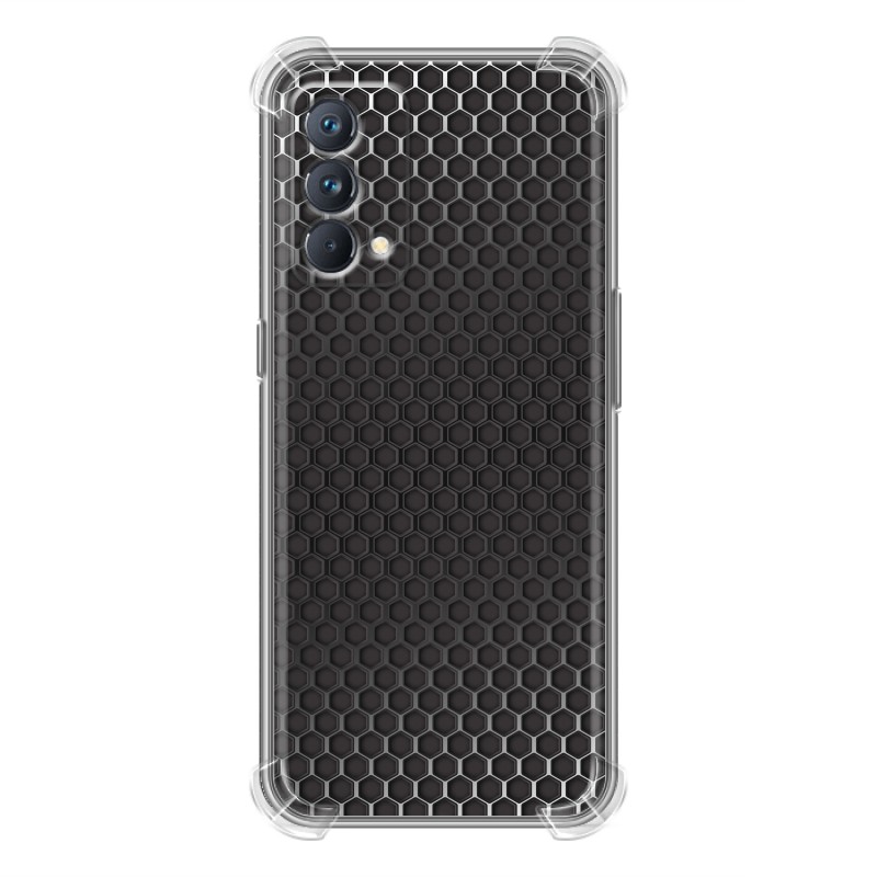 

Дизайнерский силиконовый чехол для Realme GT Master Edition Металл соты
