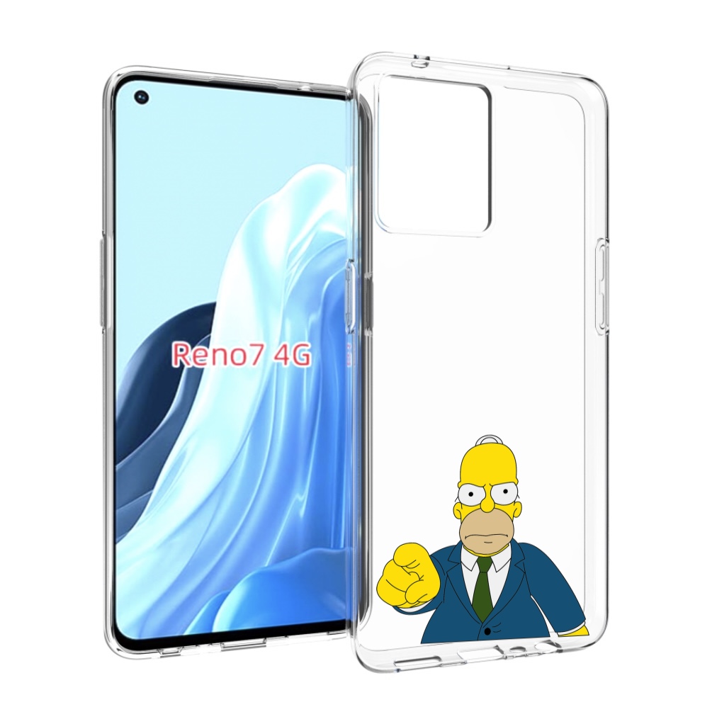 

Чехол MyPads гомер-злой для OPPO RENO 7 4G, Прозрачный, Tocco