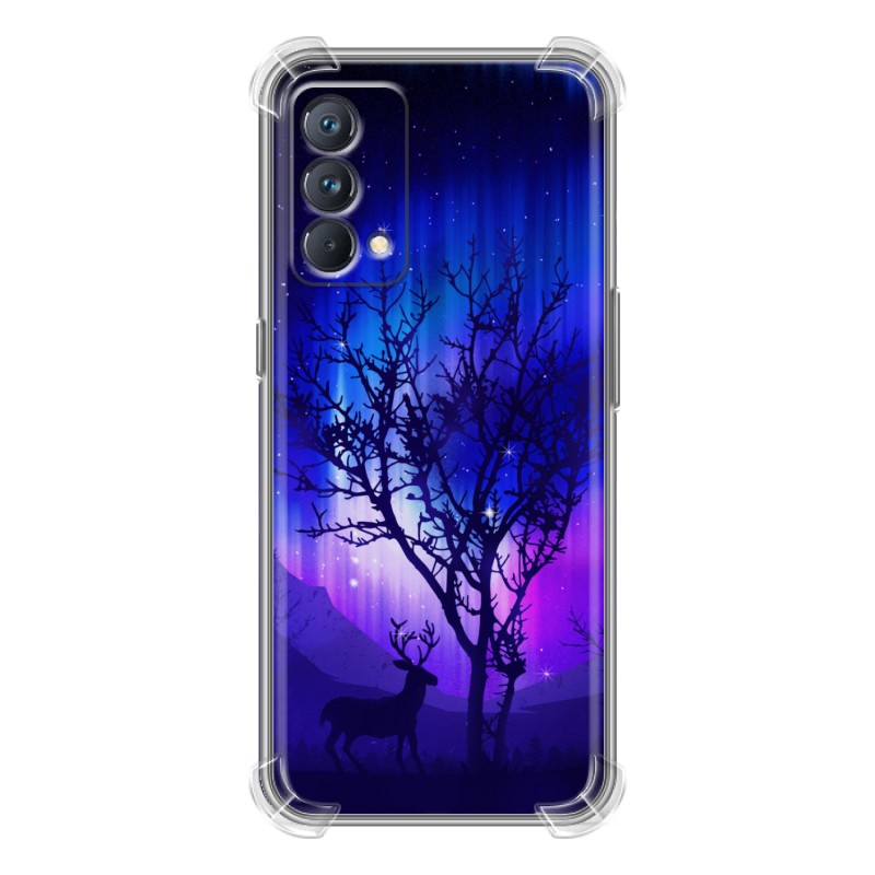 фото Дизайнерский силиконовый чехол для realme gt master edition северное сияние 100gadgets