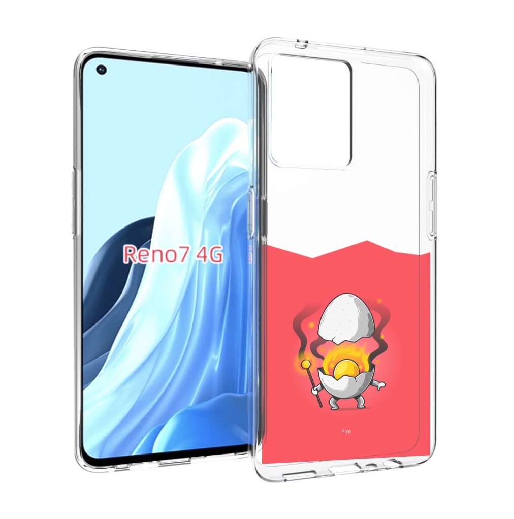 

Чехол MyPads горелое яйцо для OPPO RENO 7 4G, Прозрачный, Tocco