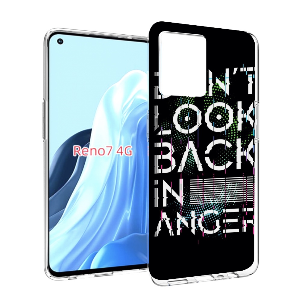 

Чехол MyPads графический-текст для OPPO RENO 7 4G, Прозрачный, Tocco
