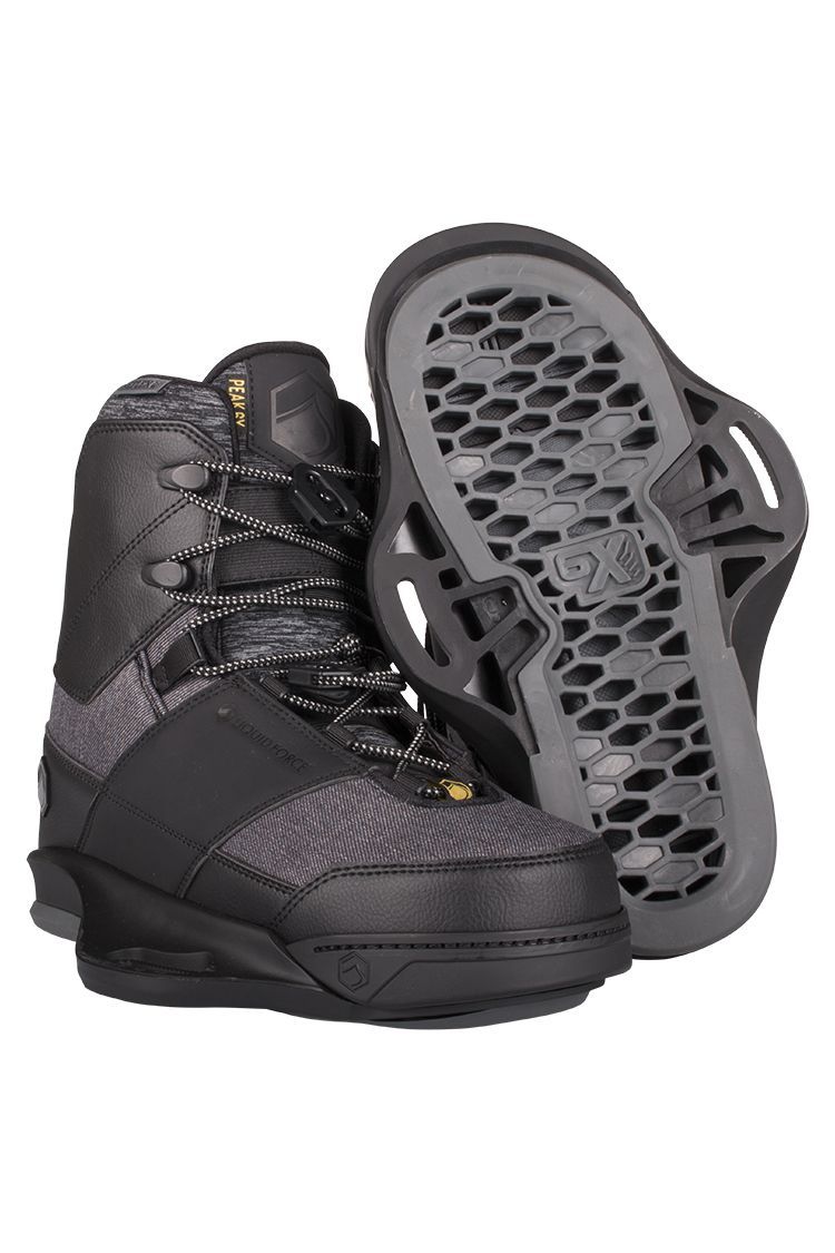 Крепления для вейкборда Liquid Force Peak 6X blk/grey ss22 (8-9)