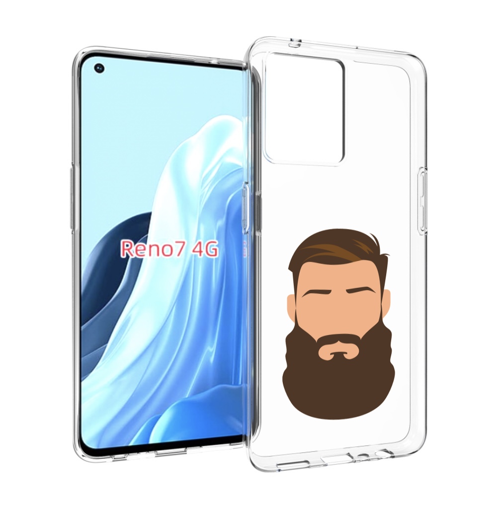 

Чехол MyPads густая-борода для OPPO RENO 7 4G, Прозрачный, Tocco
